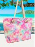 Canvas Tie Dye Print Shoulder Tote